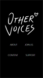 Mobile Screenshot of othervoices.ie