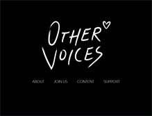 Tablet Screenshot of othervoices.ie