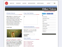 Tablet Screenshot of othervoices.org